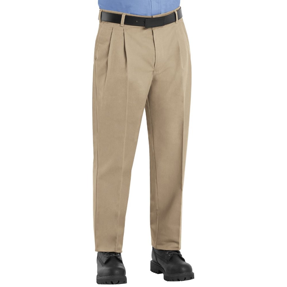 Red Kap Pleated Twill Pants